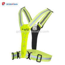 Adjustable LED Vest Running Cycling Outdoor Reflective Safety Vests Sports Night Led Gear